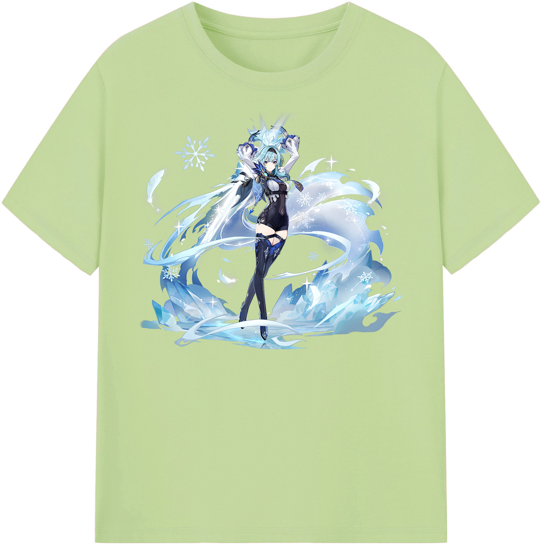 げんし神 优菈 ゆうら genshin Yūra 綿100％半袖Tシャツ（フロントプリント）
